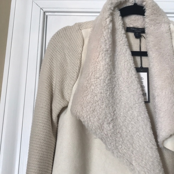 Faux fur open sweater - Picture 2 of 2